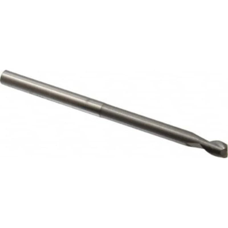 KYOCERA SGS 1/4, 3/8 LOC, 1/4 Shank Diam, 4 OAL, 2 Flute, Solid Carbide Square End Mill Single End, Uncoated, Spiral ...